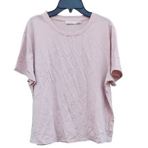 Lattelove Pastel Pink Basic Tshirt Lounge Casual Weekend Elevated‎ Mom Medium
